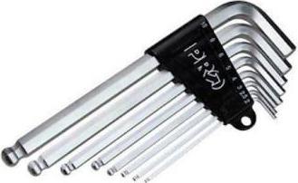 Actual product image PRO HEXAGON SOCKET SPANNER SET 8 PIECES 2/2.5/3/4/5/6/8/10MM