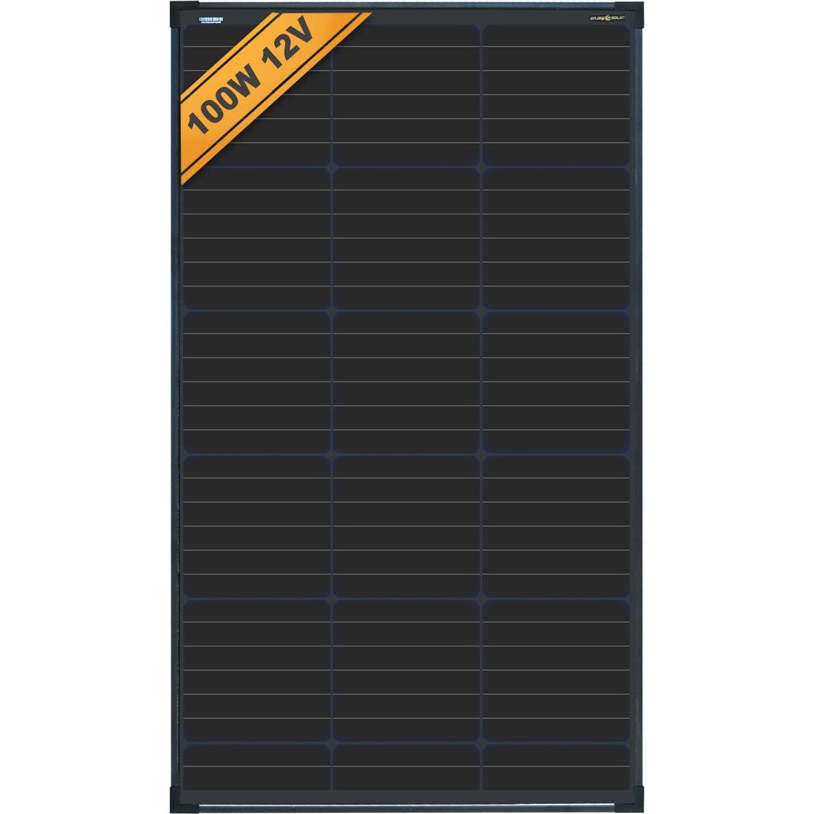 Enjoy solar, Pannello solare, Monokristallines Solarmodul mit HPBC Technologie 100W/12V (100 W, 6.70 kg)