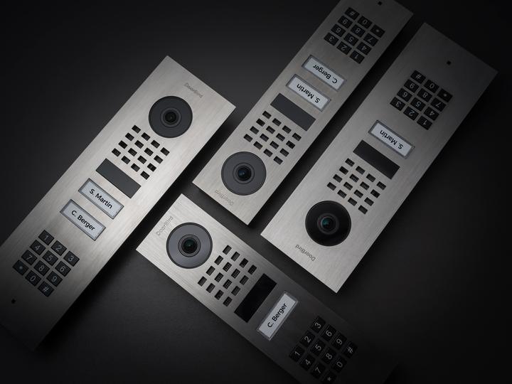 Image du produit Doorbird D1101KV Portier Vidéo IP en saillie V2A WLAN, Bluetooth® Acier inoxydable (brossé) (Bluetooth, Bluetooth Faible consommation, Ethernet, WiFi)