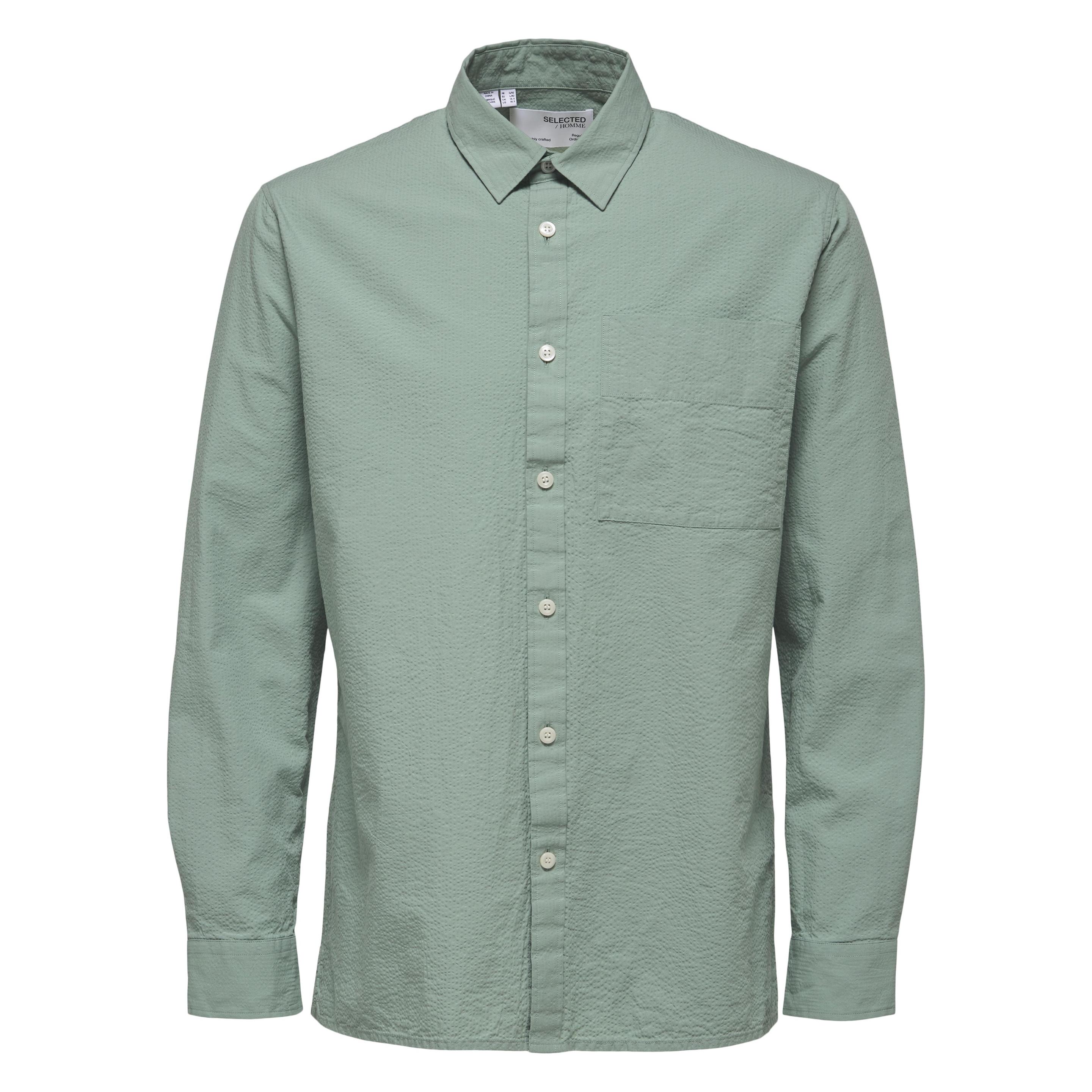 Selected, Herren, Hemden, Regular Fit Hemd, Grün, (Xl)