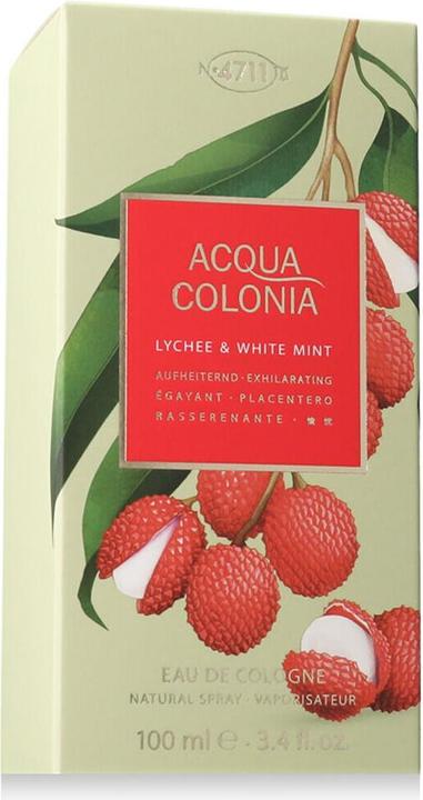 Actual product image Acqua Colonia 4711 4711 Acqua Colonia Eau de Cologne Lychee & White Mint 100 ml (Eau de cologne, 100 ml)