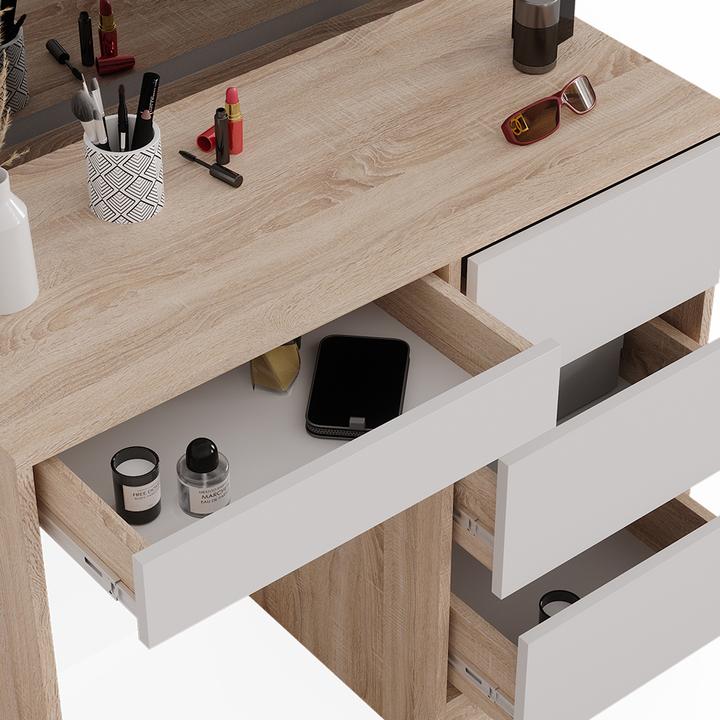 Produktbild Vicco Sherry mit LED-Spiegel (90 x 40 x 75 cm)