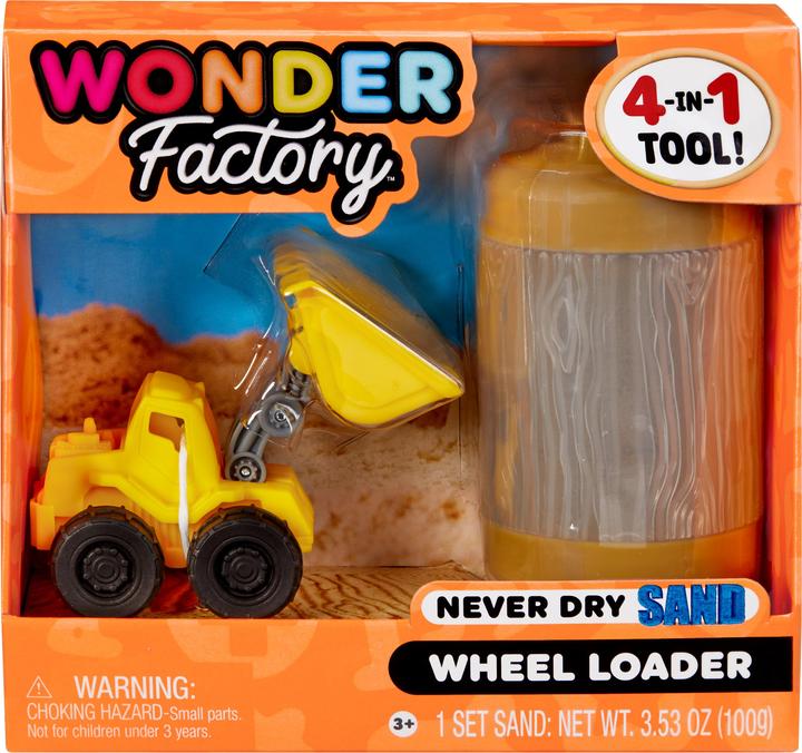 Immagine prodotto MGA Wonder Factory Never Dry Sand - Braun + Loader