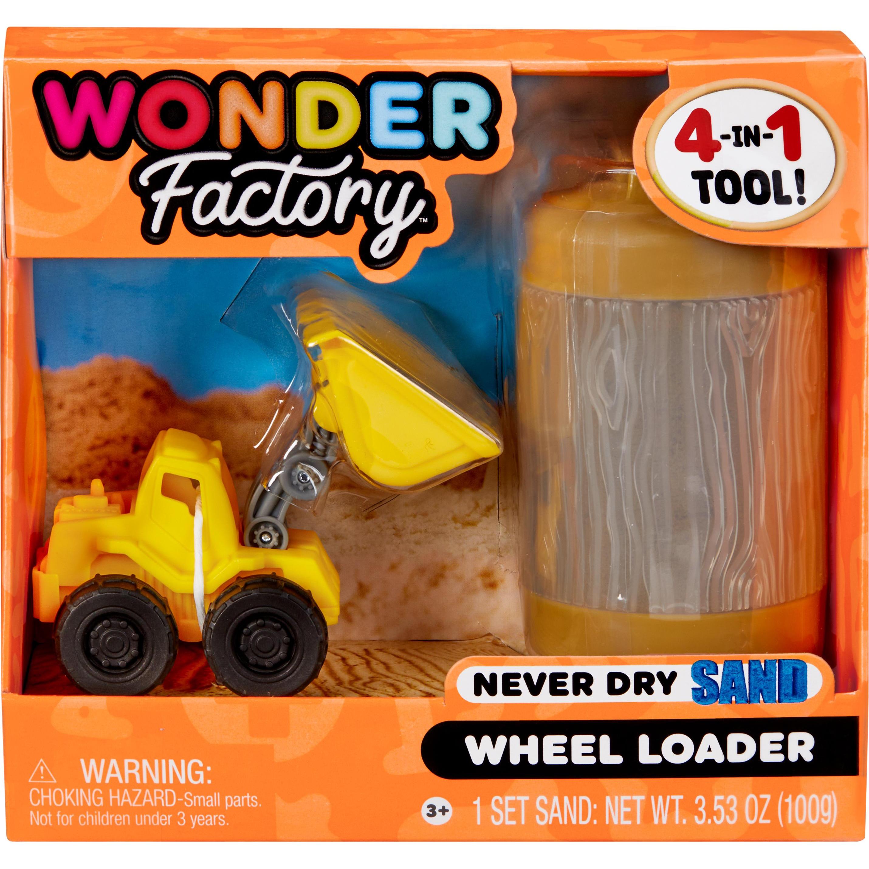 MGA Wonder Factory Never Dry Sand - Braun + Loader