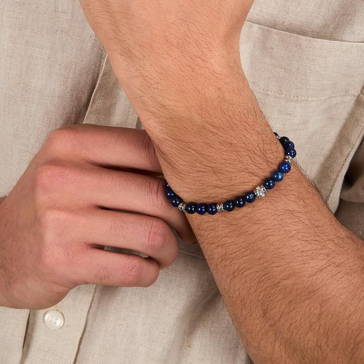 Image du produit Morellato Men's Beaded Bracelet With Lapis Lazuli Pietre S1747