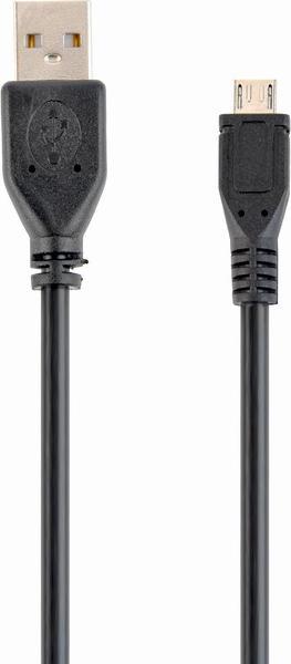 Immagine prodotto Gembird Cavo micro USB 2.0 AM-MBM5P 1m - Carica - Trasferimento - nero (1 m, USB 2.0)
