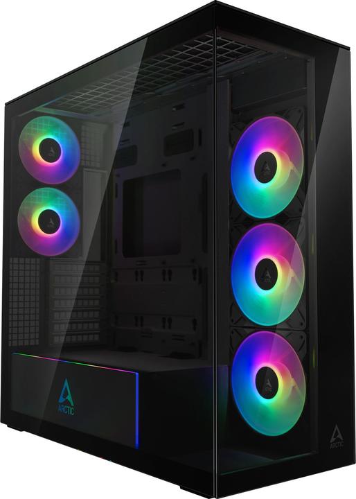 Produktbild Arctic Cooling PC-Gehäuse ACPCC00018A Black Mirror, Unterstützte (ATX)