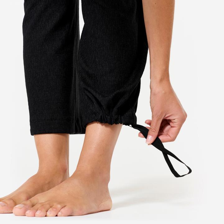 Produktbild Kimjaly Yoga Hose Damen Retreat - graphitschwarz (W28/L31)