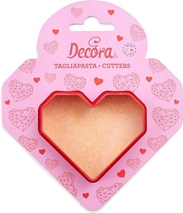 Actual product image Decora Plastic Cookie Cutter Heart