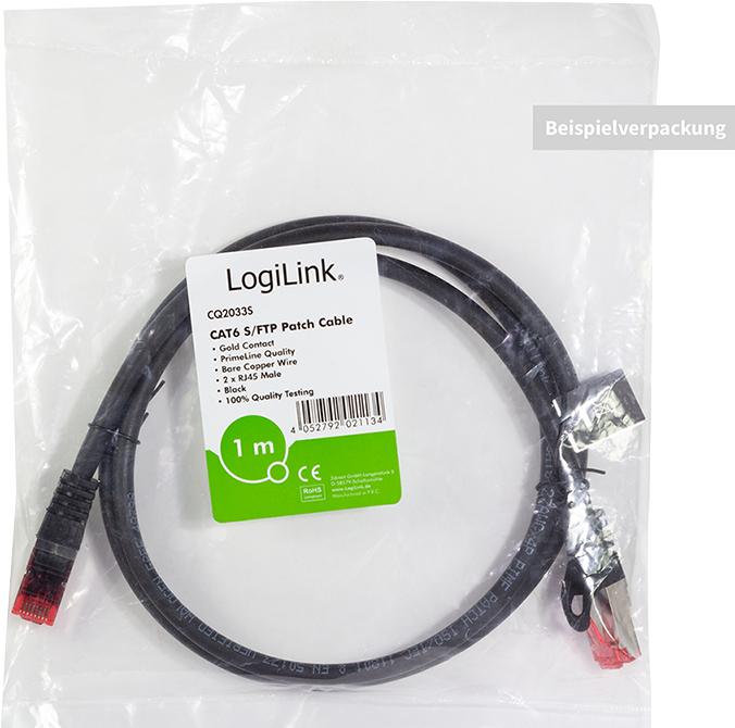 Actual product image LogiLink Network cable (S/FTP, CAT6, 2 m)