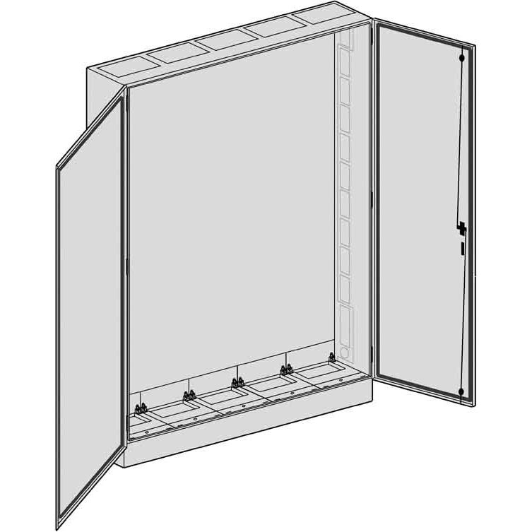 ABN, Verteilerschrank Zubehör, SP512 System-GehÃ¤use IP54 schutzis.1300x1980mm