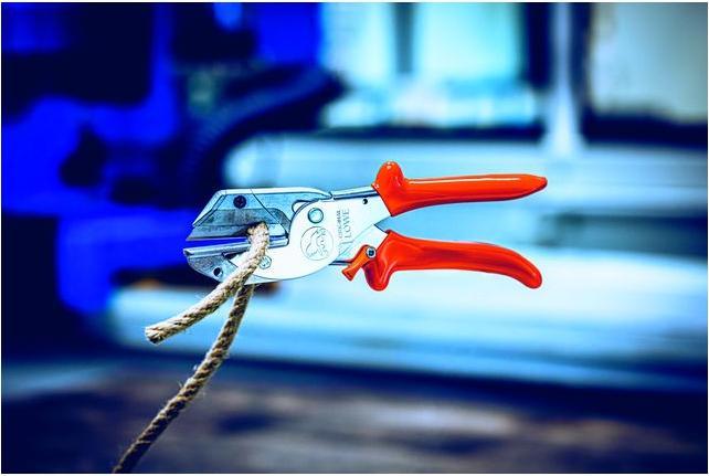 Actual product image Löwe All-purpose scissors with trapezoidal blade (21 cm)