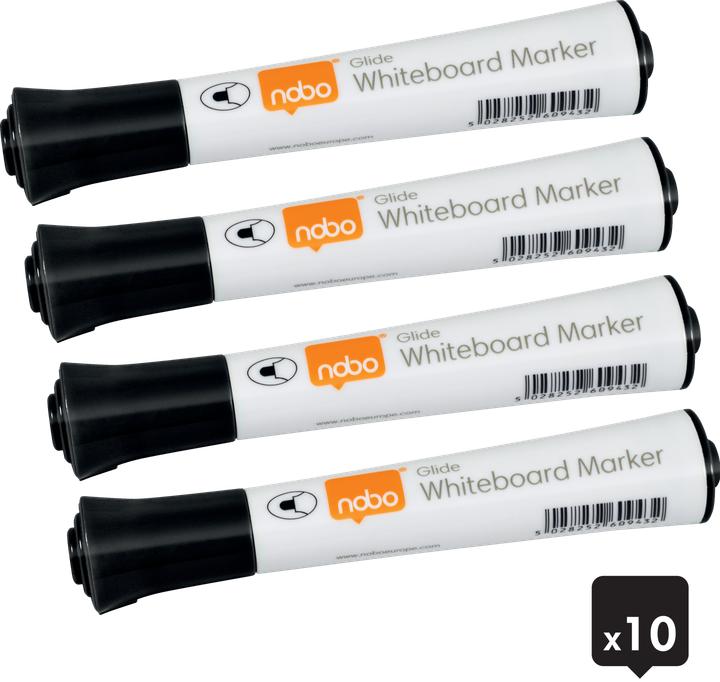Actual product image Nobo Glide Whiteboard Pen (10x)