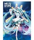 Produktbild POPbuddies Hatsune Miku Wandrolle Miku Expo 10th Anniversary Limited Edition 61 x 91 cm