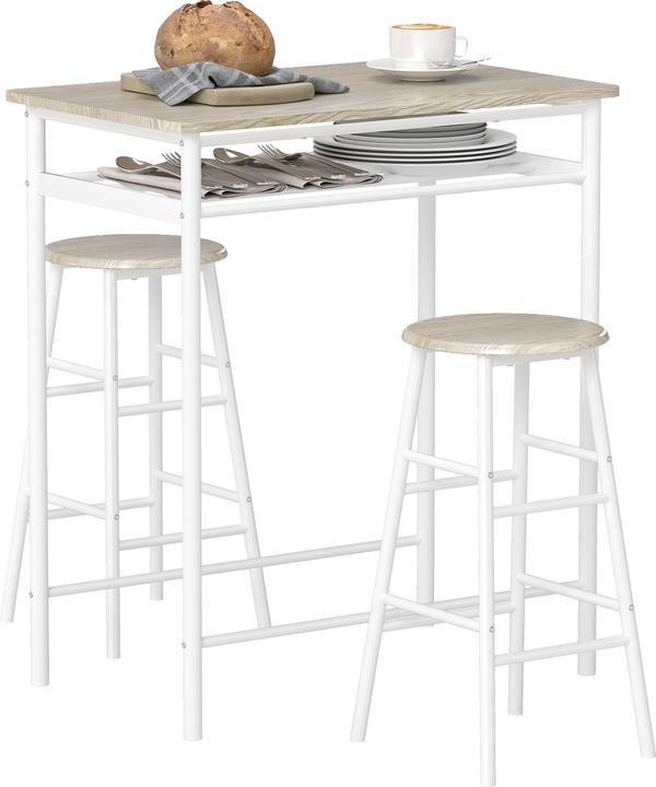 Immagine prodotto Homcom Set di tavoli da bar (80 x 50 x 90 cm)