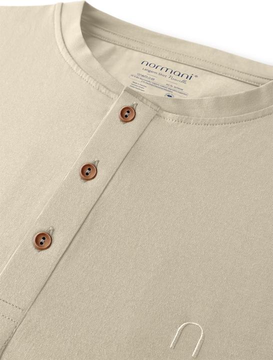 Actual product image Normani 2er Set Herren Langarm Shirts aus Bio-Baumwolle Neuville - 9839 (52)