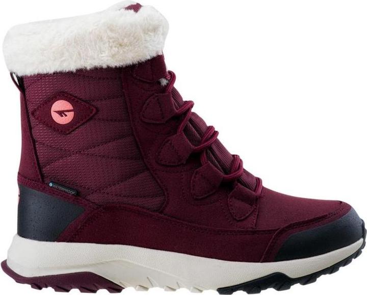 Actual product image Hitec Obuwie Zimowe Mestia Mid Wp Wo'S Dark Rose/Watermelon Red/Beige 36 (36)