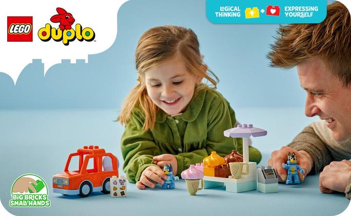 Image du produit LEGO Excursion chez le glacier avec Bluey (10458)