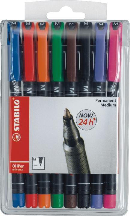 Image du produit STABILO Stylo permanent OHPen universal (8x)