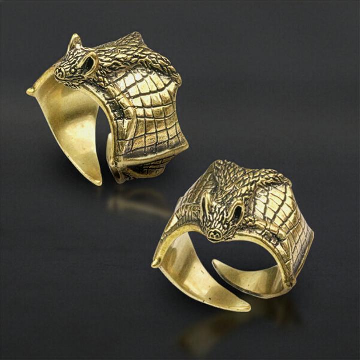 Produktbild Star Piercing Ring vergoldet Fledermaus (57)