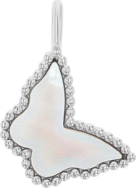 Actual product image Amor Cupid pendant for ladies, 925 Sterling silver | butterfly (Silver 925)