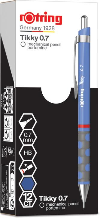 Actual product image Rotring Minenbleistift Tikky 0.7 mm, Iris (0.70 mm, HB, 1 x)