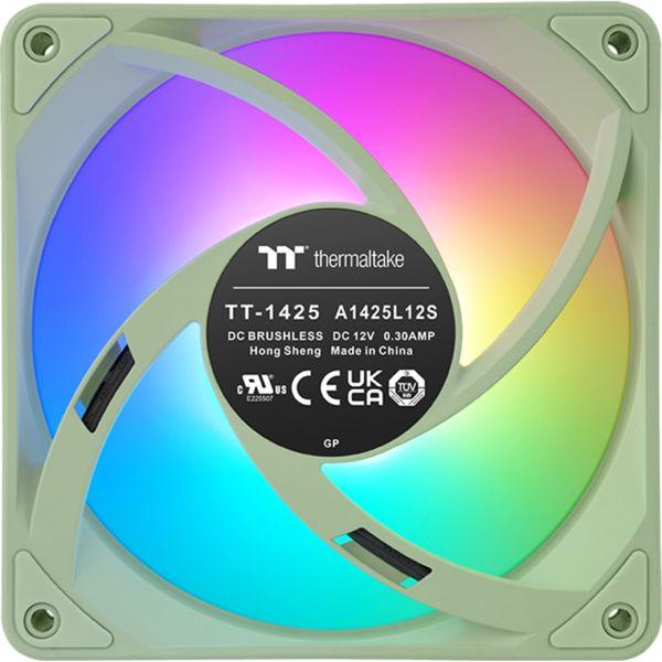 Image du produit Thermaltake TT CT140 EX ARGB Sync PC Cooling Fan 3 Pack Matcha Green (140 mm, 3 x)