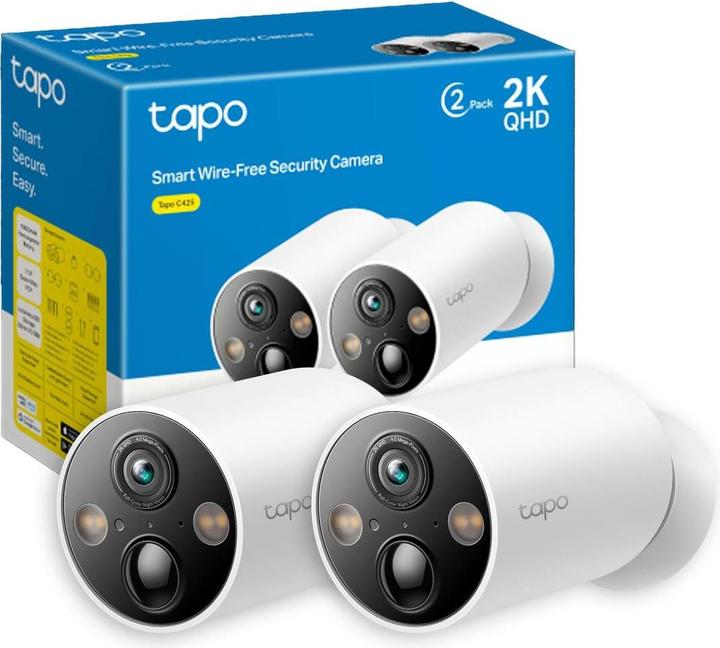 Actual product image TP-Link Tapo C425 (2-pack) (2560 x 1440 Pixels)