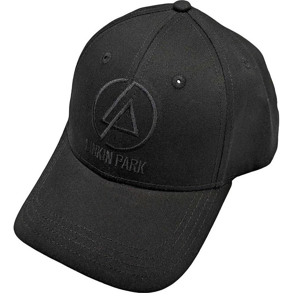 Linkin Park, Cappellino, Concentric Text Logo Baseball Cap, Nero