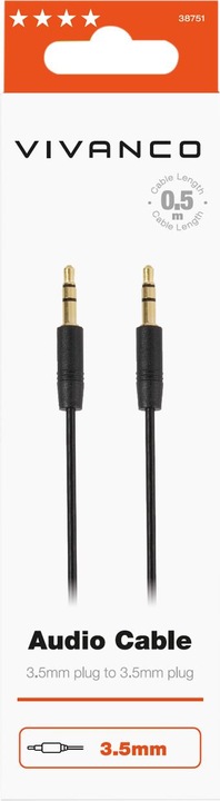 Actual product image Vivanco 3.5 mm audio connection (1 m, 3.5mm jack (AUX))