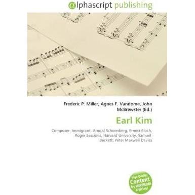 Thumbnail - Earl Kim, Fachbücher von Agnes F. Vandome, Frederic P. Miller, John McBrewster