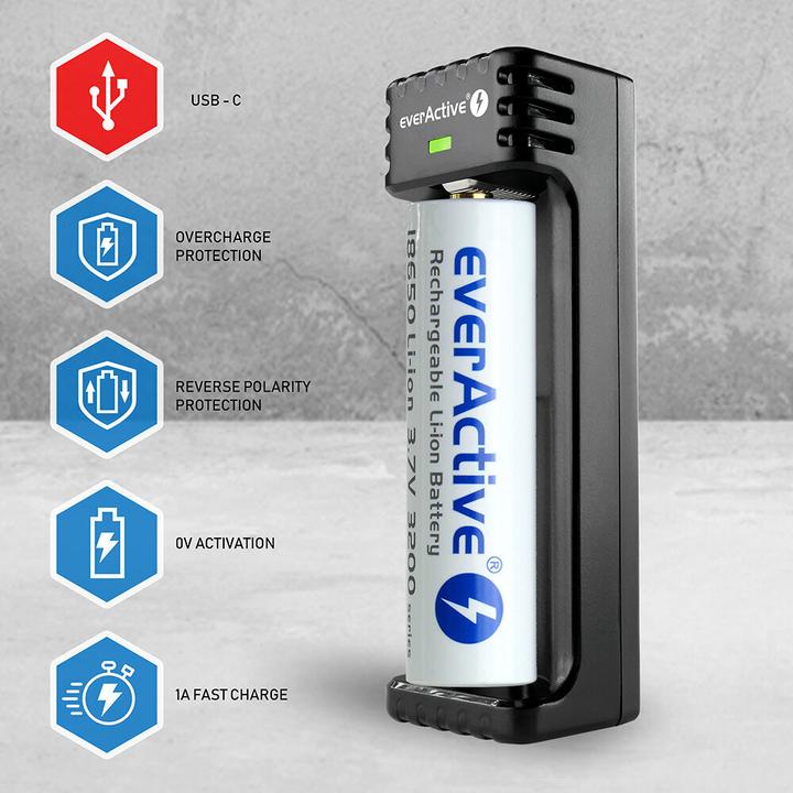Actual product image Everactive !Ladegerät LC-100C USB-C!