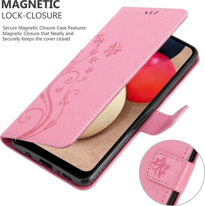 Produktbild Cadorabo Flower Book Cover (Samsung Galaxy A02s)