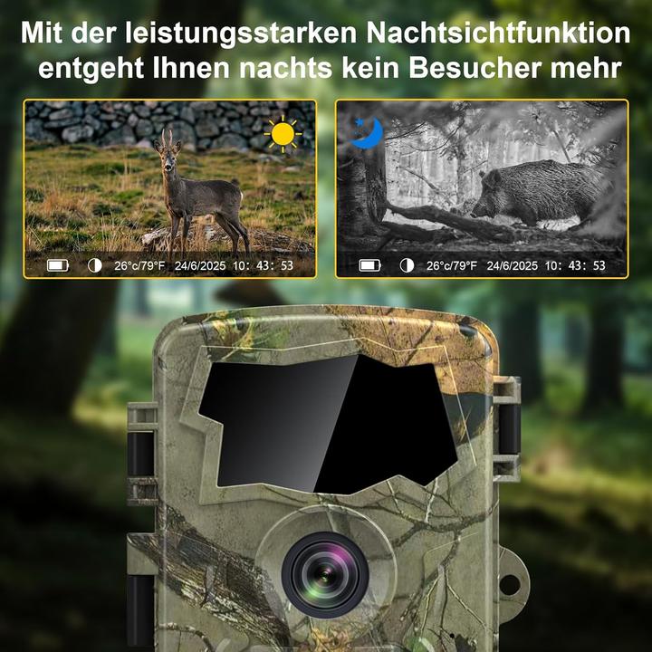 Actual product image Lutranstra Wildkamera 5K WLAN mit Handyübertragung App