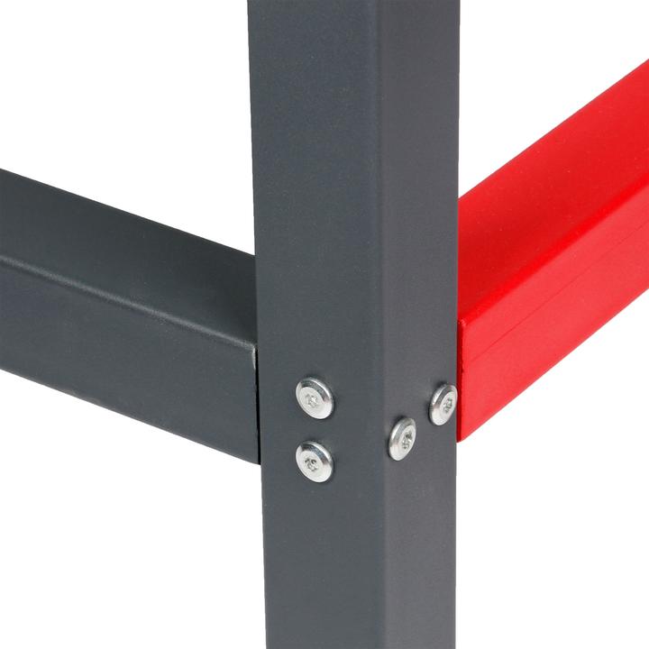 Produktbild Wiltec Werkbank Gestell 175x57x81cm Stahl Werkbankgestell Tischgestell Werktisch (57 cm, 175 cm)