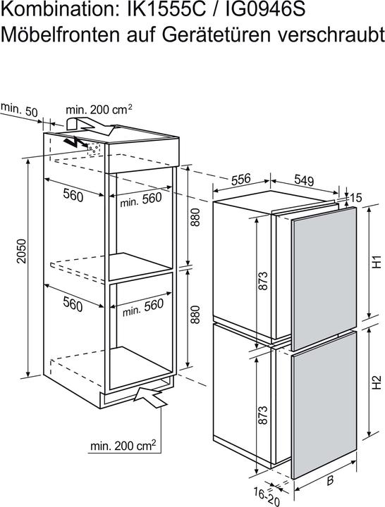 Produktbild Electrolux IG0946S (Einbau, 98 l)