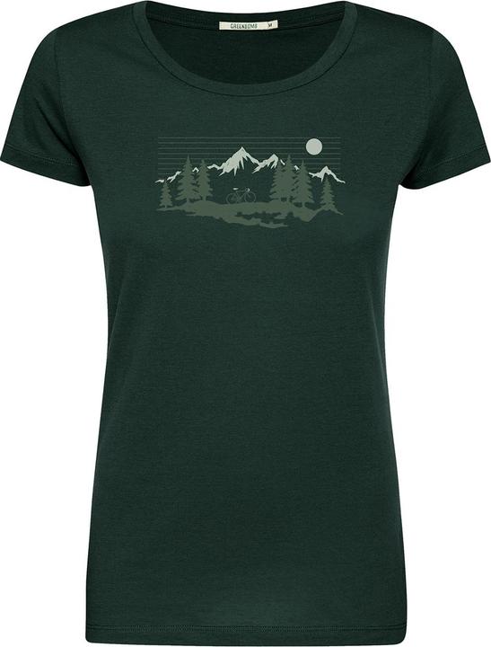 Actual product image Greenbomb T-Shirt Bike Mountain Land (M)