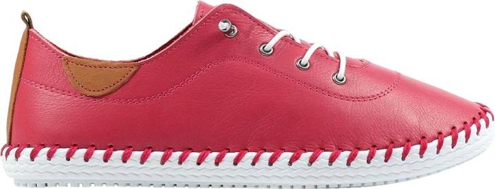 Actual product image Lunar Womens/Ladies St Ives Leather Plimsolls (36)