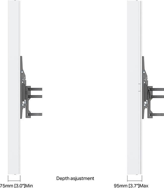 Produktbild Multibrackets Monitor Rahmen, für Säulenmontage, 50"/2766
