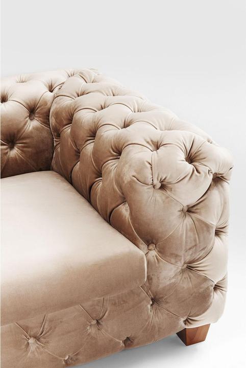 Produktbild Kare Design Sofa Desire Velvet Ecru 3-Sitzer (3-Sitzer)
