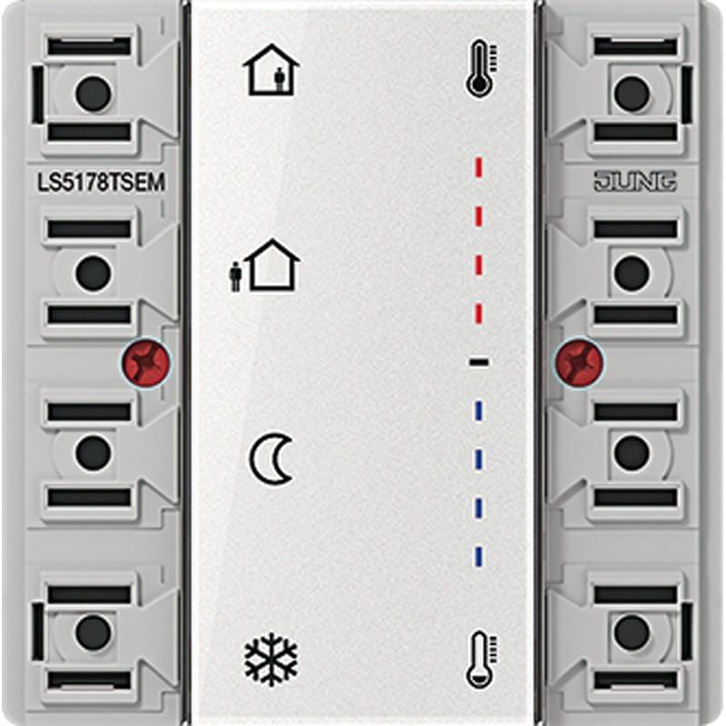 JUNG, Zubehör Schalterprogramm, Tastsensor KNX LS UP 2pkt inkl.Ankoppl LS5178TSEM