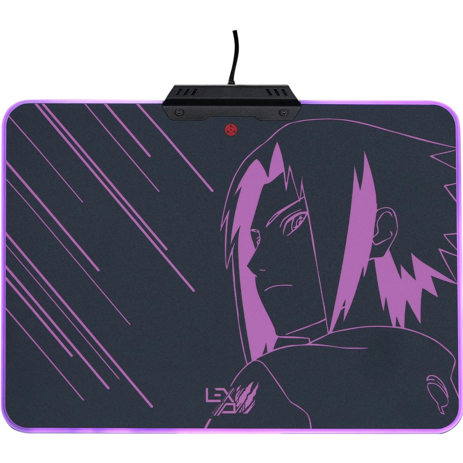 Lexip - Tapis De Souris Sasuke Design (M), Tappetino mouse, Nero