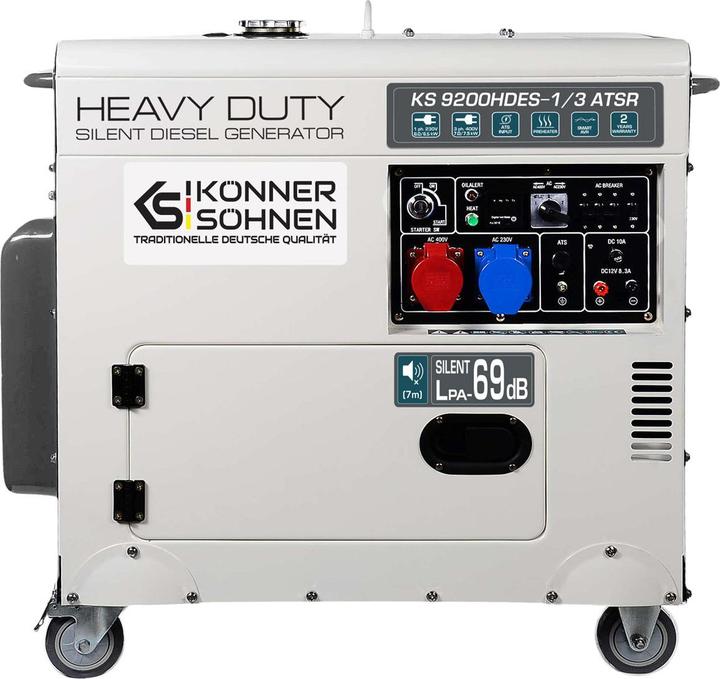 Könner & Söhnen Power generator (7000 W, 11 l)