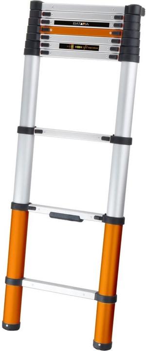 Actual product image Batavia Telescopic ladder 2.93m - Softclose & Anti -slip - Giraffe Air - Suitable for inside and outside.Lig (Telescopic ladder, 293 cm)