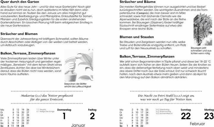 Produktbild Gartenkalender 2026