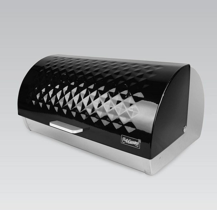 Image du produit Maestro Boîte à pain noire MR-1676
