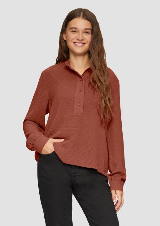 Immagine prodotto s.Oliver Bluse Crêpe-Bluse mit Knopfleiste (36)