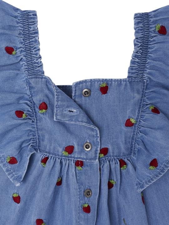 Actual product image Vertbaudet Baby Kurzoverall aus luftigem Denim (68)