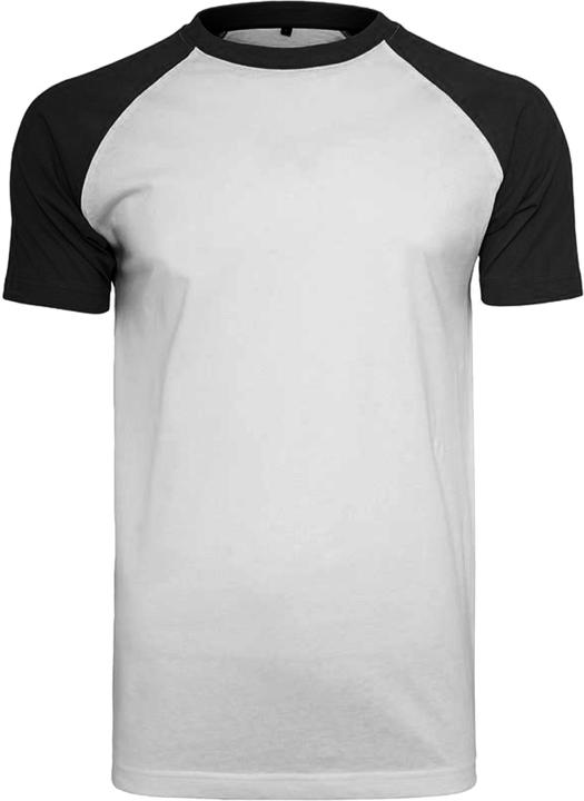 Actual product image Build Your Brand Raglan contrast short sleeve tshirt (S)