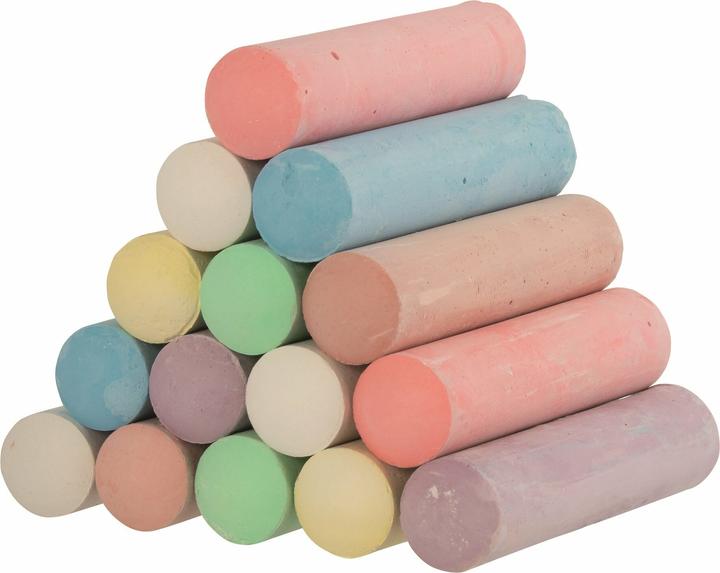 Produktbild Goki Strassenmalkreide, Peggy Diggledey (Rose, 15 x)